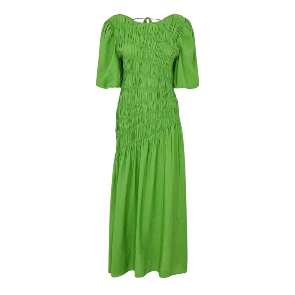 Never Fully Dressed Womens/Ladies Babydoll Maxi Dress / Green
